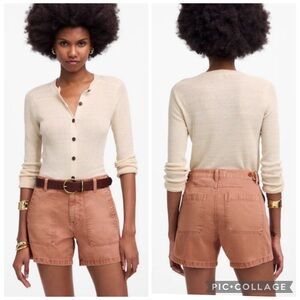 Madewell The Brynn Utility Short in Weathered Rose NU668 Size 32